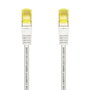 Aisens Cable de Red Latiguillo RJ45 Cat.7 600 MHz S/FTP PIMF AWG26 Blanco 0.5m